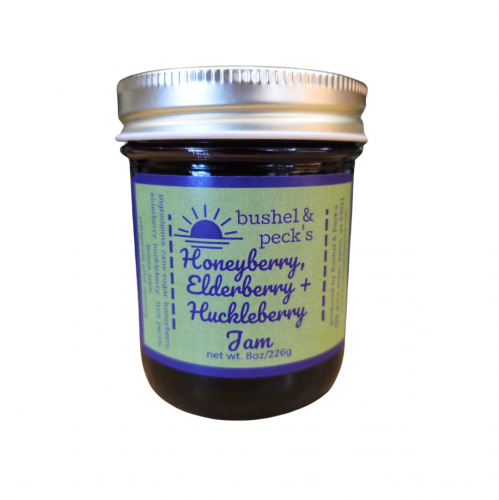 8oz. Jam - Honeyberry, Elderberry and Huckleberry