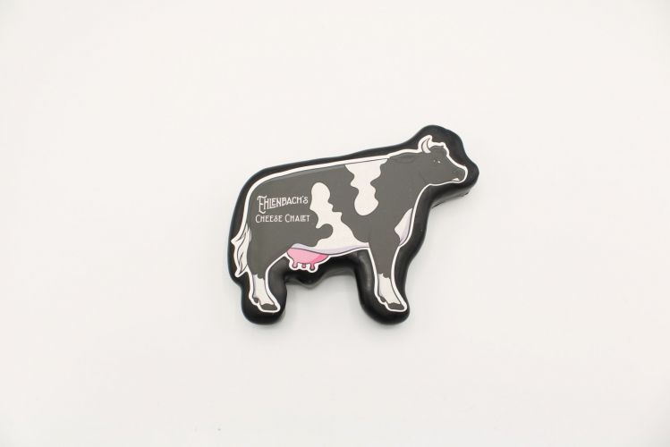 4 oz. Black and White Cow Shape